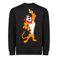 Black Frosted Flakes Tony The Tiger T Shirt Heavyweight Sweatshirt - DesignPulse