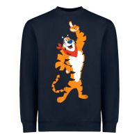 Navy Frosted Flakes Tony The Tiger T Shirt Heavyweight Sweatshirt - DesignPulse