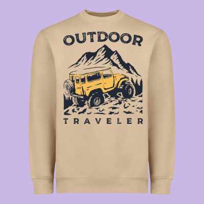 Traveler Heavyweight Sweatshirt Designed By Designpulse