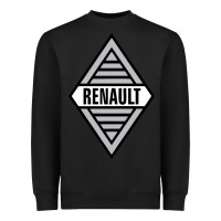 Black renault old Heavyweight Sweatshirt - DesignPulse