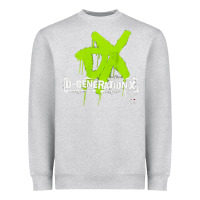 Heather Grey D GENERATION X, D GENERATION X vinatge, D GENERATION X art, D GENERATI Heavyweight Sweatshirt - DesignPulse