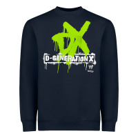 Navy D GENERATION X, D GENERATION X vinatge, D GENERATION X art, D GENERATI Heavyweight Sweatshirt - DesignPulse