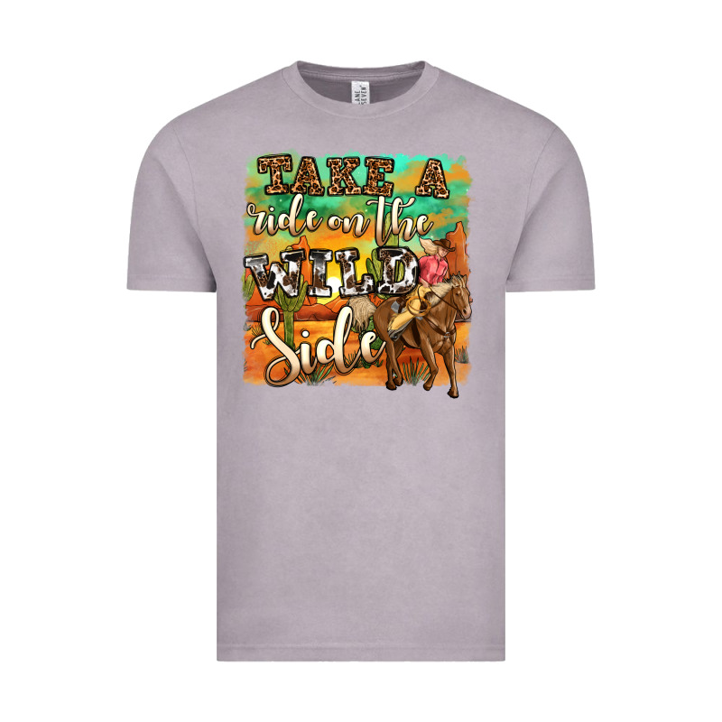 Take A Ride On The Wild Side Vintage Tee by OliviaCreatesArt | Teevron