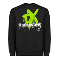 Black D GENERATION X, D GENERATION X vinatge, D GENERATION X art, D GENERATI Heavyweight Sweatshirt - DesignPulse
