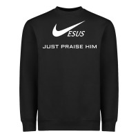 Black jesus just praise him Heavyweight Sweatshirt - DesignPulse