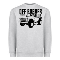Heather Grey off roader bronco Heavyweight Sweatshirt - DesignPulse