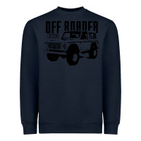 Navy off roader bronco Heavyweight Sweatshirt - DesignPulse