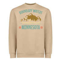 Mushroom retro boundary waters canoe minnesota Heavyweight Sweatshirt - DesignPulse