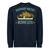 Retro Boundary Waters Canoe Minnesota Heavyweight Sweatshirt | Teevron