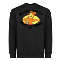 Black yogi bear average bear Heavyweight Sweatshirt - DesignPulse