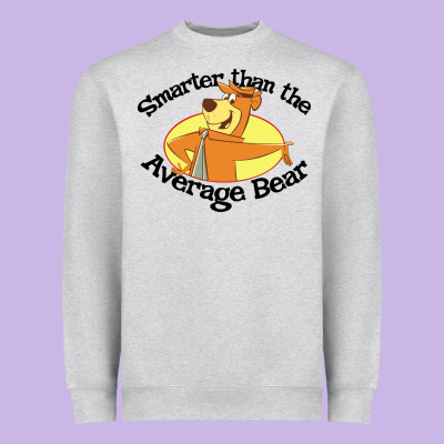 Yogi Bear Average Bear Heavyweight Sweatshirt Designed By Designpulse
