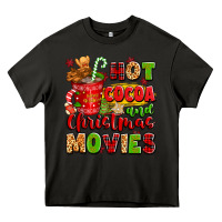 Asphalt hot cocoa and christmas movies Heavy Core Tee - texasbilliewilder