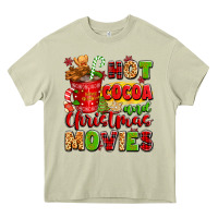 Mossy hot cocoa and christmas movies Heavy Core Tee - texasbilliewilder