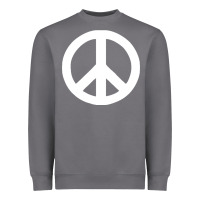 Storm Peace Sign Heavyweight Sweatshirt - DesignPulse