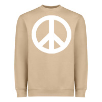 Mushroom Peace Sign Heavyweight Sweatshirt - DesignPulse