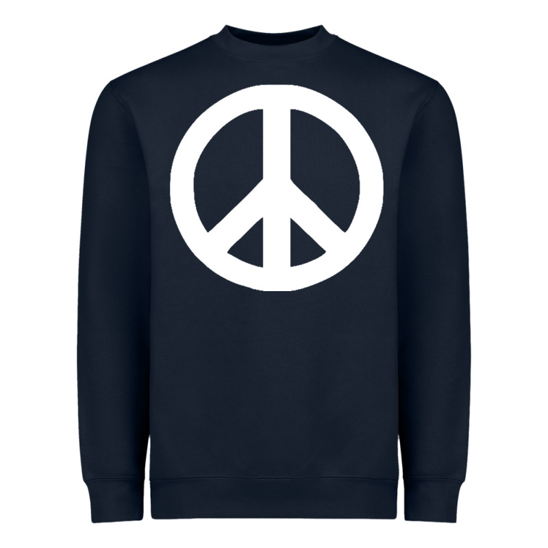 Peace Sign Heavyweight Sweatshirt by DesignPulse | Teevron