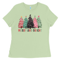 Matcha merry and bright Ladies Tee - CowGirlArtShop