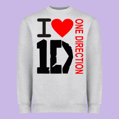 One Direction Heavyweight Sweatshirt Designed By Designpulse