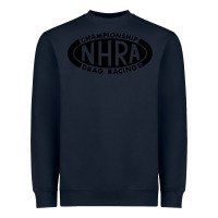 Navy nhra oval Heavyweight Sweatshirt - DesignPulse