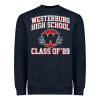 Navy westerburg class of 89 (heathers) variant Heavyweight Sweatshirt - DesignPulse