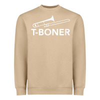 Mushroom funny trombone funny t boner funny t boner tboner Heavyweight Sweatshirt - DesignPulse