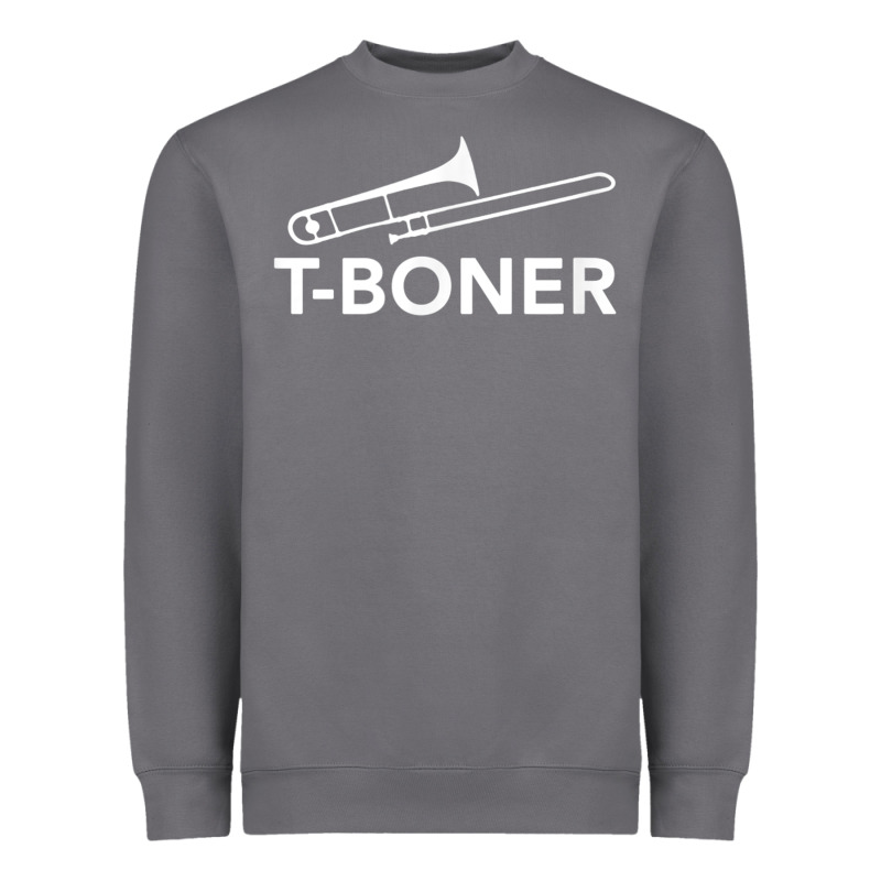 Funny Trombone Funny T Boner Funny T Boner Tboner Heavyweight Sweatshirt by DesignPulse | Teevron