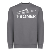Storm funny trombone funny t boner funny t boner tboner Heavyweight Sweatshirt - DesignPulse