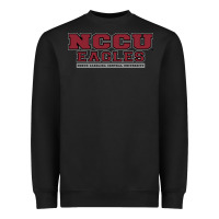 Black north carolina central Heavyweight Sweatshirt - DesignPulse