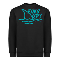 Black fins up jimmy Heavyweight Sweatshirt - DesignPulse
