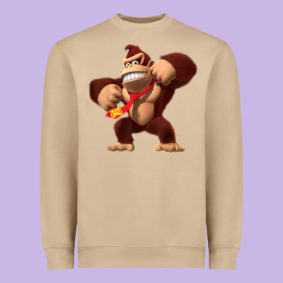 Donkey Kong 3d Poster Heavyweight Sweatshirt Designed By Designpulse
