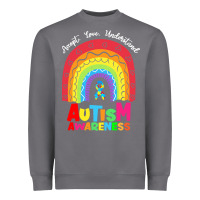Storm autism awareness month t  shirt autism awareness rainbow accept unders Heavyweight Sweatshirt - DesignPulse