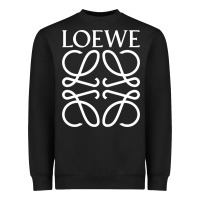 Black loewe Heavyweight Sweatshirt - DesignPulse