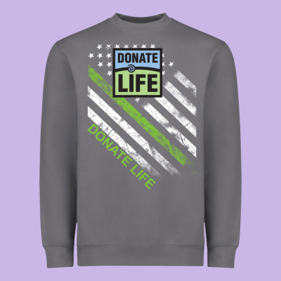 Donate Life Heavyweight Sweatshirt Designed By Designpulse
