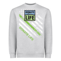 Heather Grey donate life Heavyweight Sweatshirt - DesignPulse