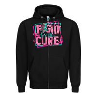 Black fight for the cure Zipper Hoodie - AdoDesignShop