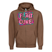 Chestnut fight for the cure Zipper Hoodie - AdoDesignShop