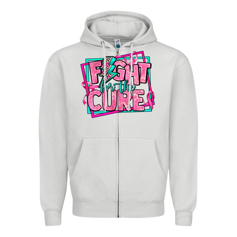 Fight For The Cure Zipper Hoodie by AdoDesignShop | Teevron