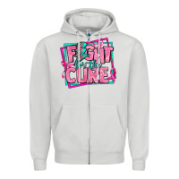 Dove Grey fight for the cure Zipper Hoodie - AdoDesignShop