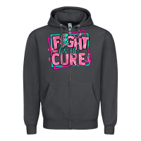 Smoke fight for the cure Zipper Hoodie - AdoDesignShop