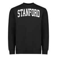 Black stanford california ca vintage athletic sports design t shirt Heavyweight Sweatshirt - DesignPulse