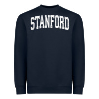 Navy stanford california ca vintage athletic sports design t shirt Heavyweight Sweatshirt - DesignPulse