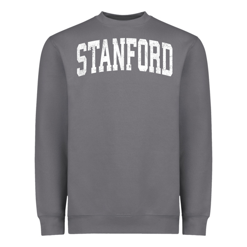 Stanford California Ca Vintage Athletic Sports Design T Shirt Heavyweight Sweatshirt by DesignPulse | Teevron