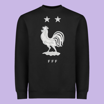 Fff Two Stars Heavyweight Sweatshirt Designed By Designpulse