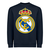 Navy real,madrid Heavyweight Sweatshirt - DesignPulse