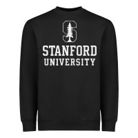 Black stanford university logo Heavyweight Sweatshirt - DesignPulse