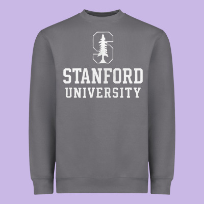Stanford University Logo Heavyweight Sweatshirt Designed By Designpulse