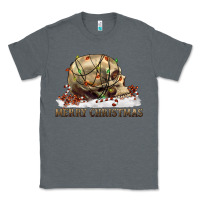 Charcoal Heather Merry christmas skull Classic Tee - RanaPortraitStore