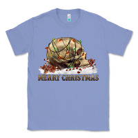 Colony Blue Merry christmas skull Classic Tee - RanaPortraitStore