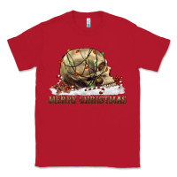 Red Merry christmas skull Classic Tee - RanaPortraitStore