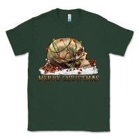Sports Green Merry christmas skull Classic Tee - RanaPortraitStore